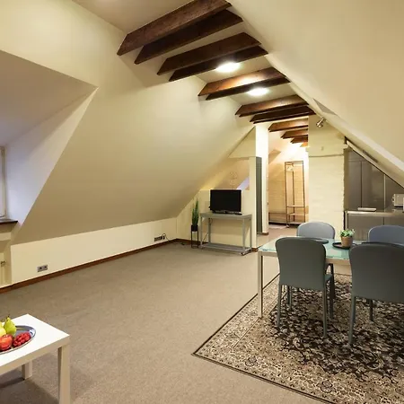 Apartment Old Town Charm One Bedroom Spacious Loft Nearby The Livu Square Riga